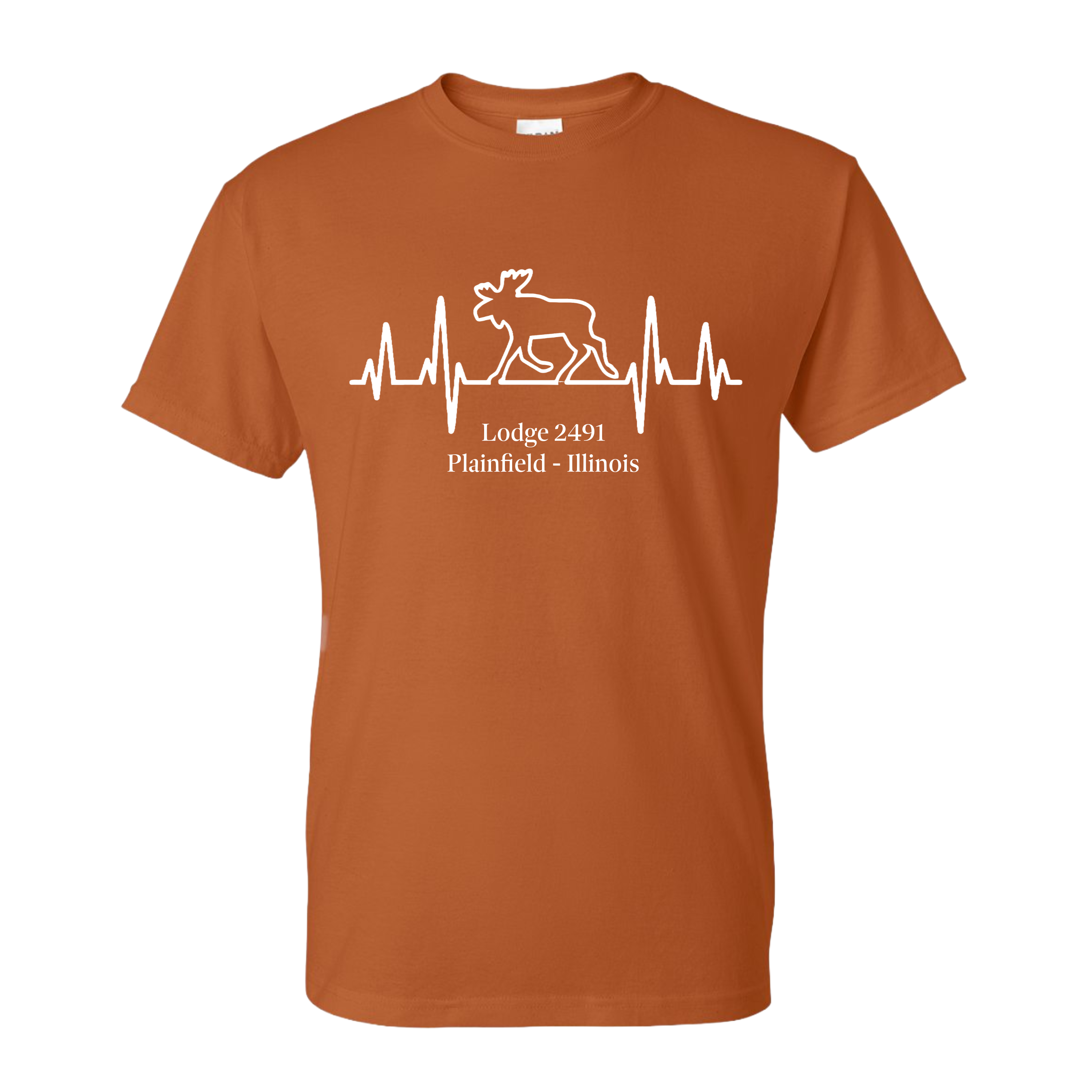 Lodge 2491 - Moose Heartbeat T-Shirt