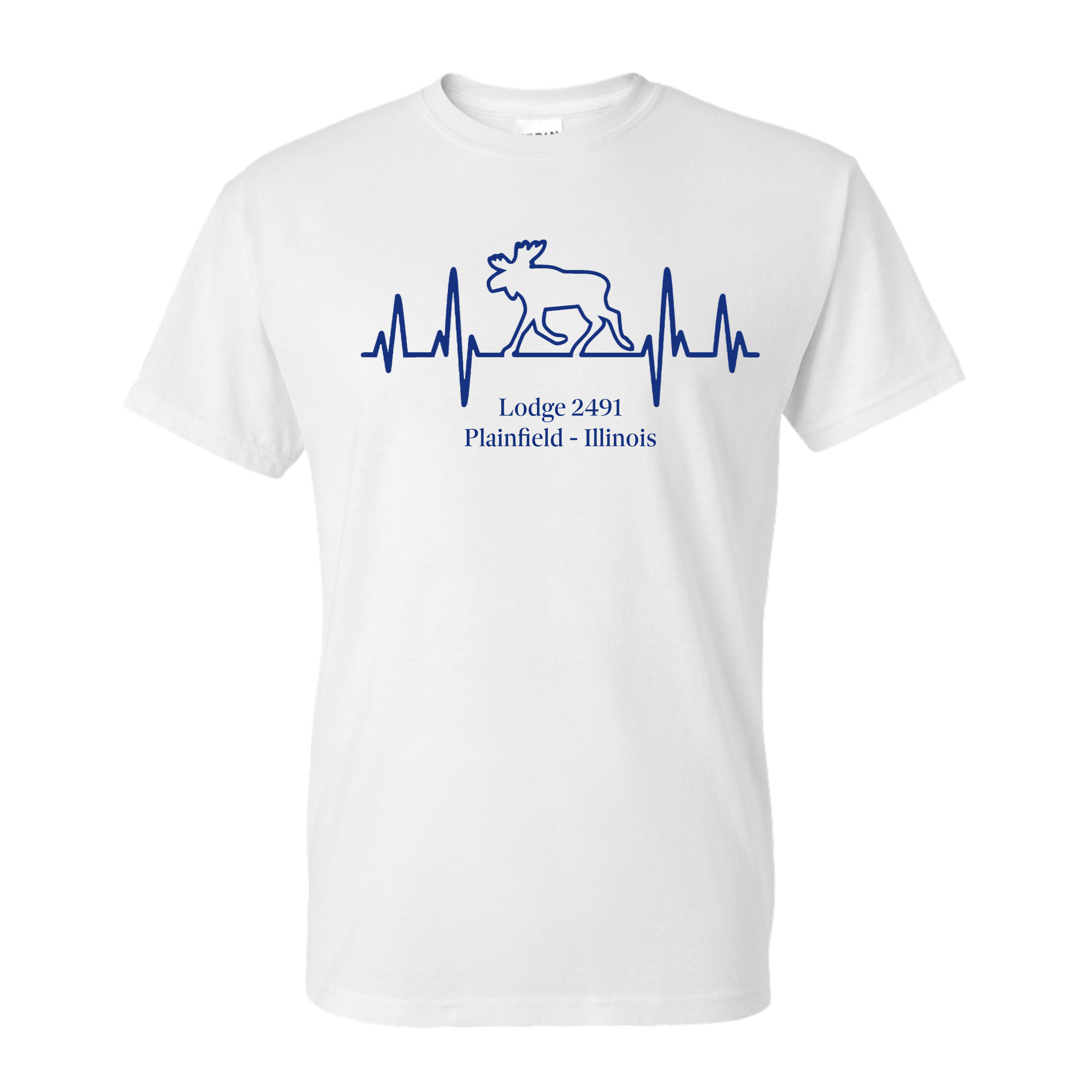 Lodge 2491 - Moose Heartbeat T-Shirt
