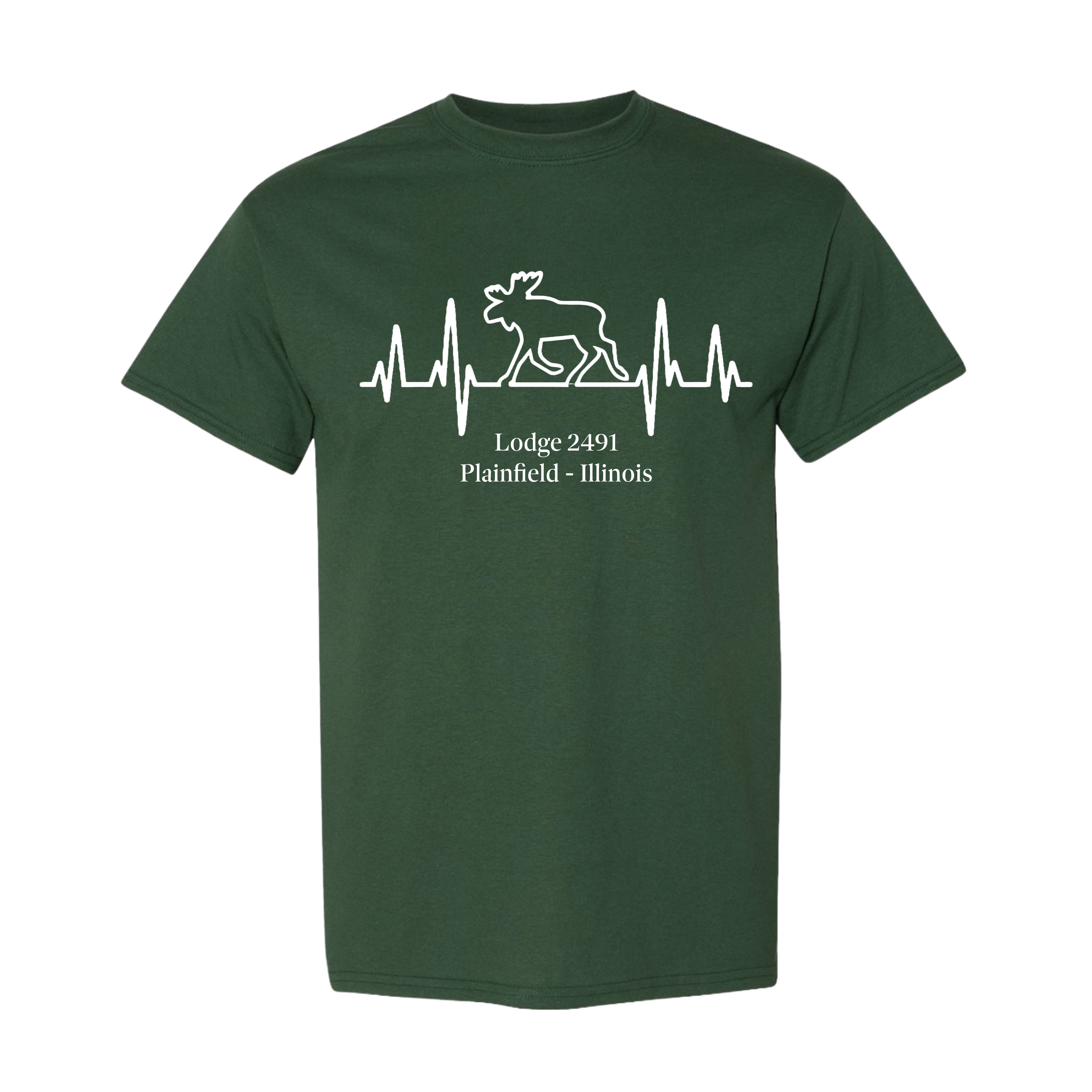 Lodge 2491 - Moose Heartbeat T-Shirt