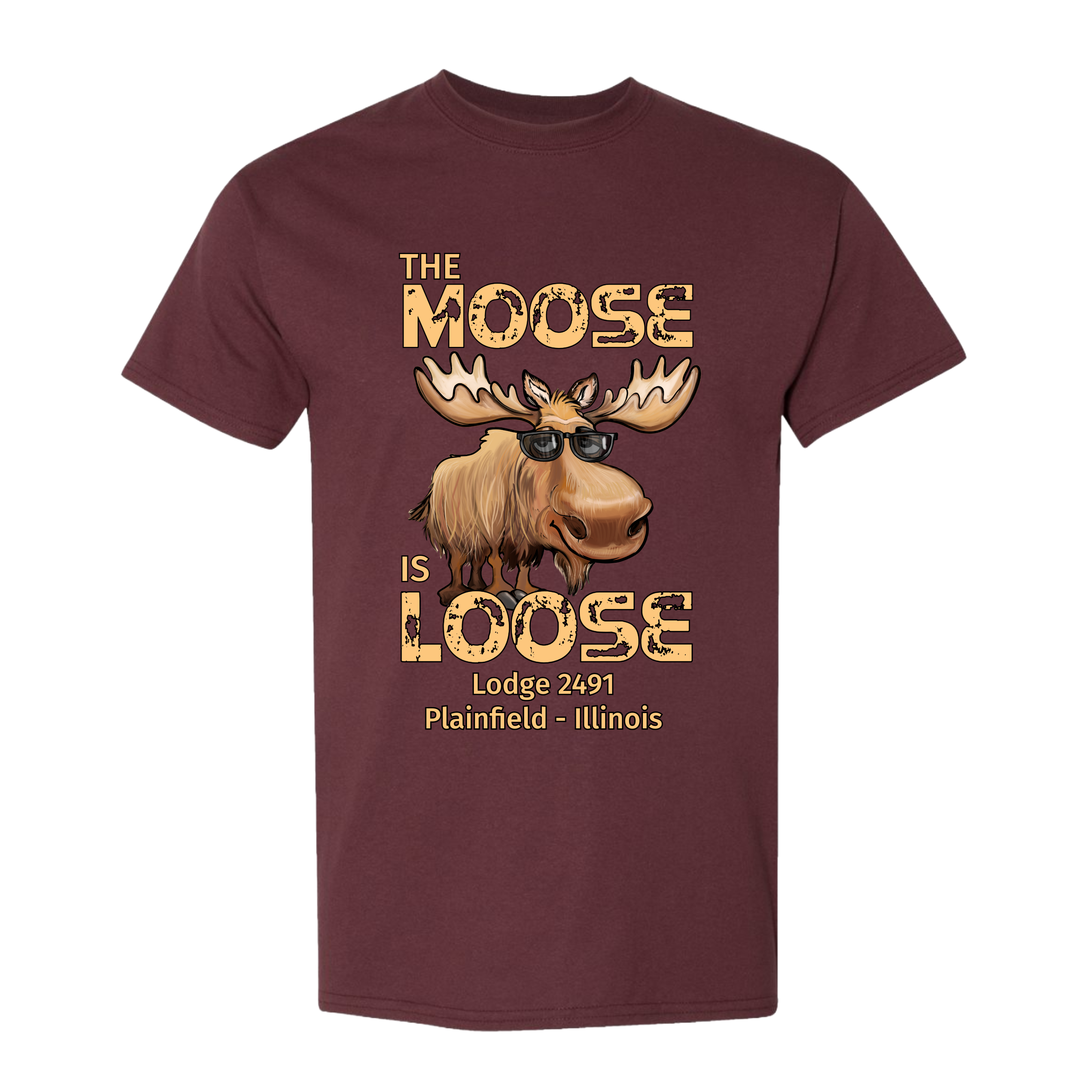 Lodge 2491 - Moose Is Loose T-Shirt