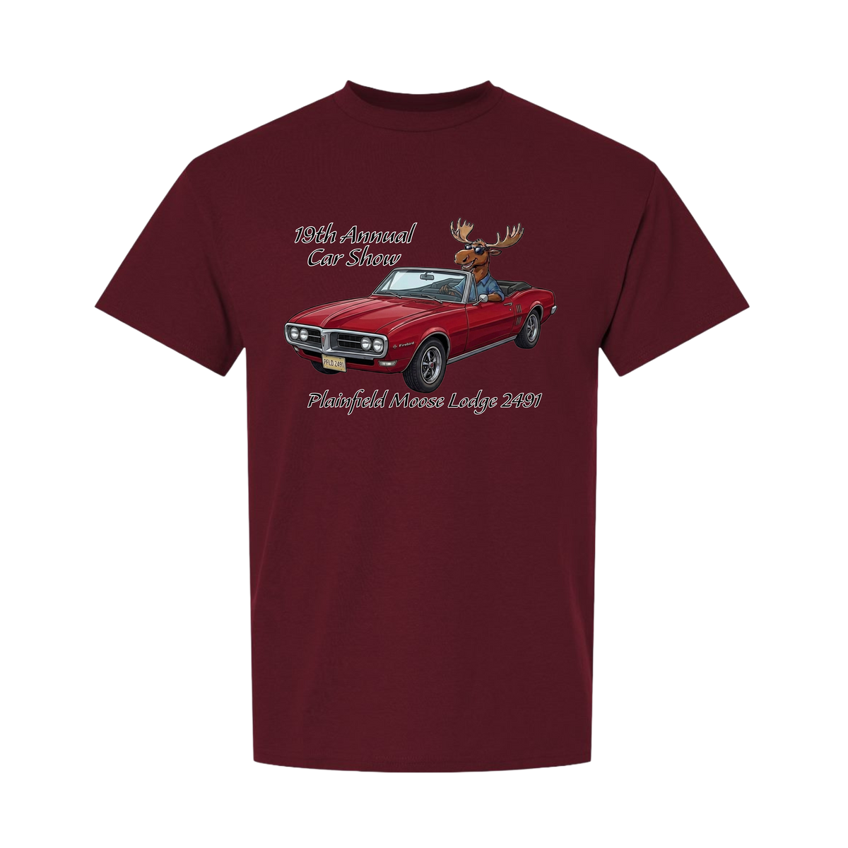 2026 Car Show Firebird Short Sleeve T-Shirt