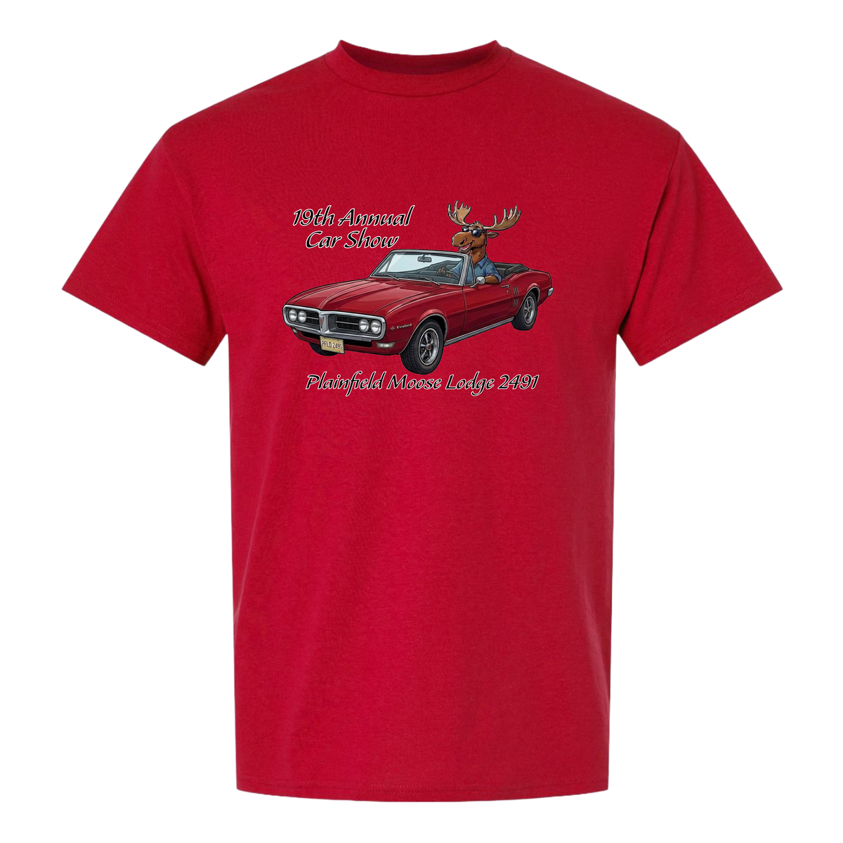 2026 Car Show Firebird Short Sleeve T-Shirt