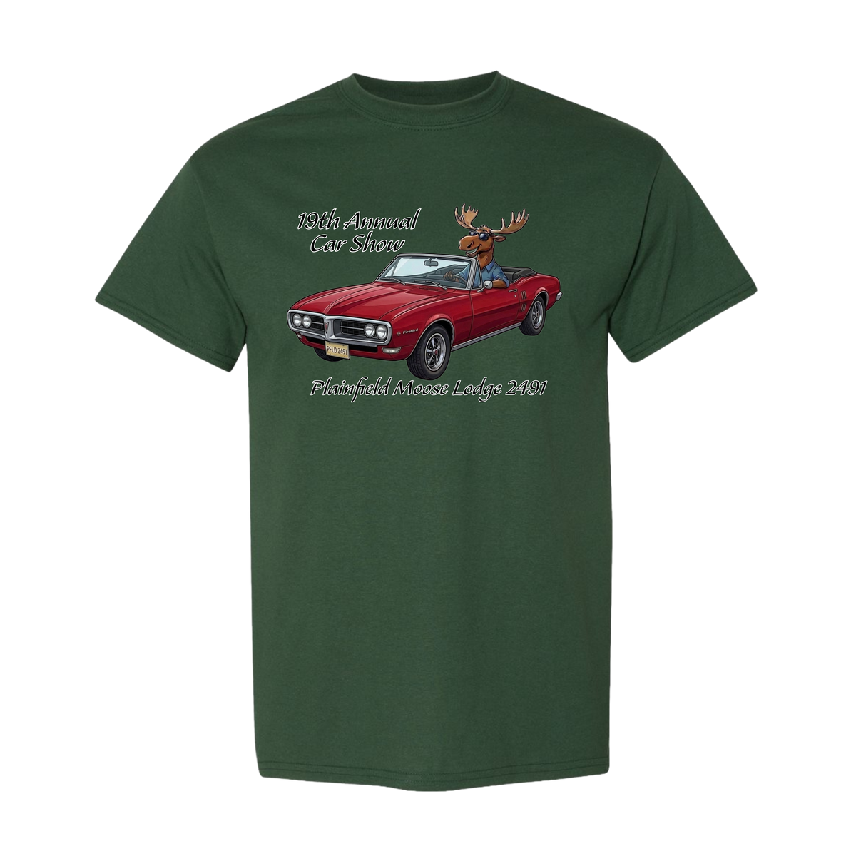 2026 Car Show Firebird Short Sleeve T-Shirt