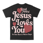 Good News God Loves You Graphic Tee