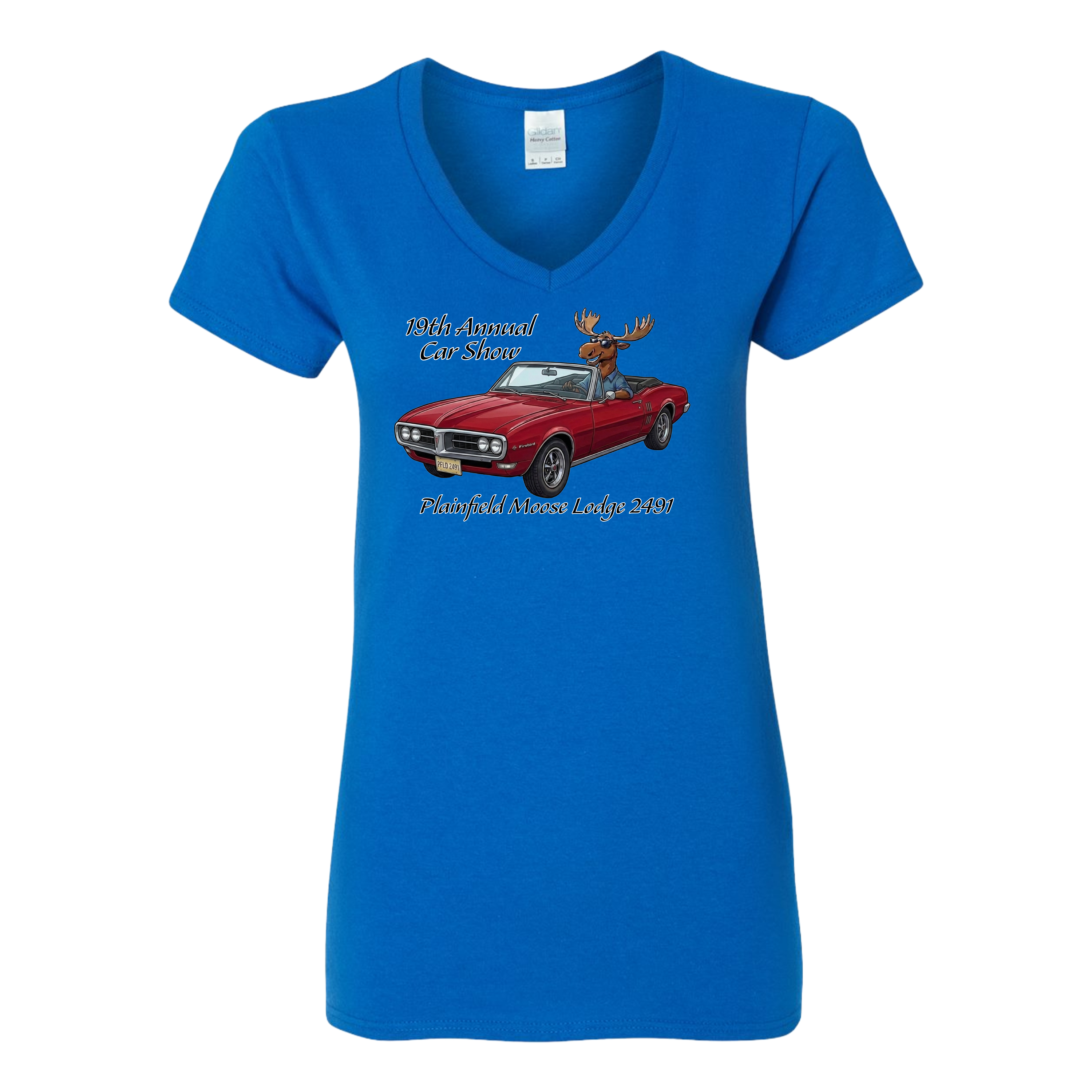 2026 Car Show Firebird Ladies V-Neck