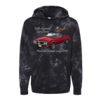 2026 Car Show Firebird Tie Dyed Hoodie