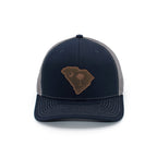 SC State Flag Leather Patch Hat