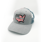 USA Constitution Flag PVC Patch Hat