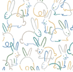 reversible bucket hat | bunnies