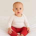 comfy pant | cherry red
