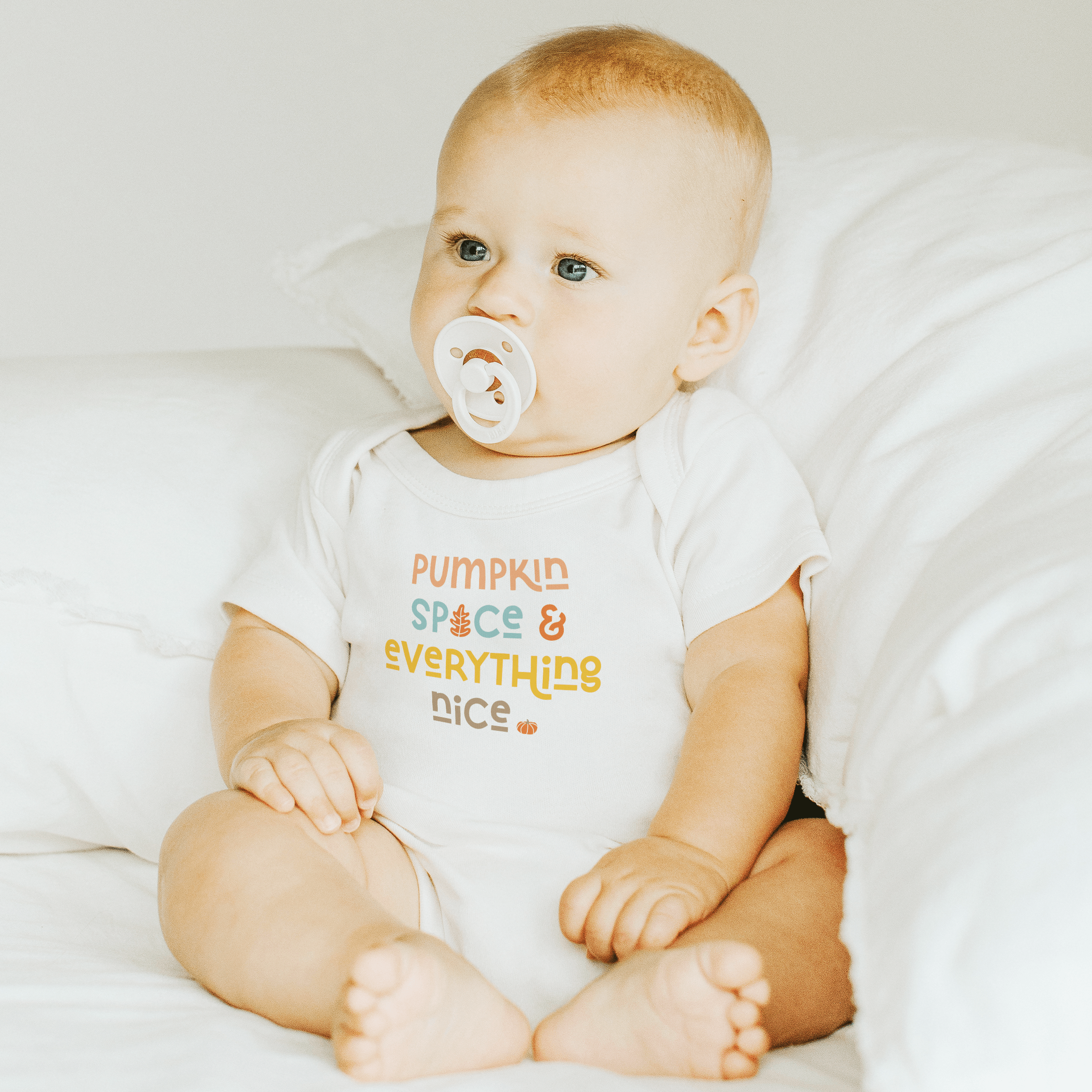 graphic bodysuit | pumpkin spice nice